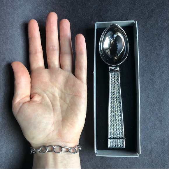 CUTE SERVING SPOON WITH GLITTERY HANDLE 🎉 NEW - Picture 5 of 9